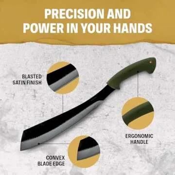 Condor Bushcraft Parang Machete - Heavy Duty Outdoor Tool