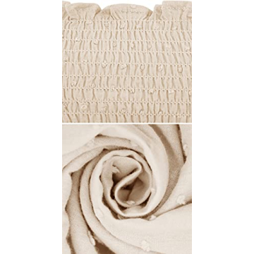 R.Vivimos Casual Cotton Off-Shoulder Boho Midi Dress