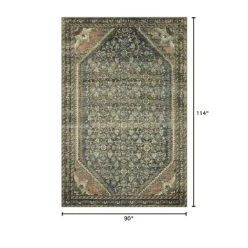Loloi Magnolia Home Banks Collection Machine Washable Rugs