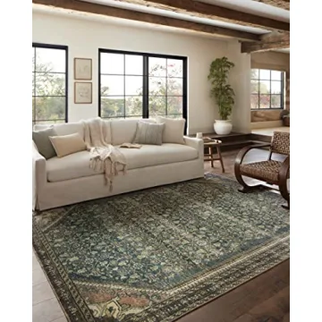 Loloi Magnolia Home Banks Collection Machine Washable Rugs