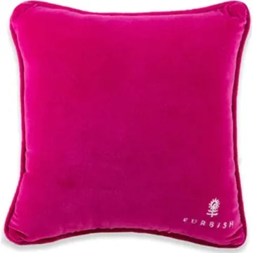 Handmade Needlepoint Throw Pillow Wool Embroidery 10x10