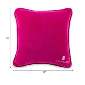 Handmade Needlepoint Throw Pillow Wool Embroidery 10x10