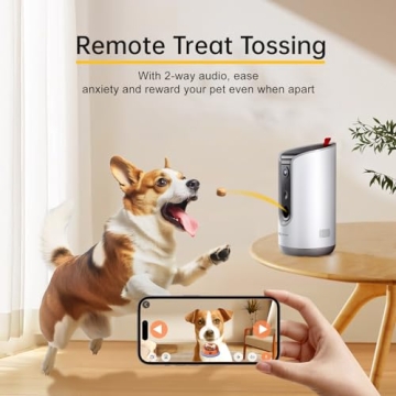 Adorbee Pet Camera: 2K Treat Dispenser and Bark Alert