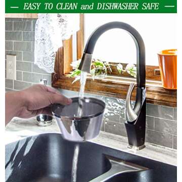 Reusable Coffee Filters 8-12 Cup Permanent Coffee Filters Basket Washable Compatible with Mr. Coffee...