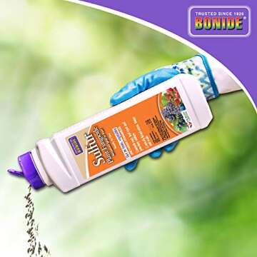 Bonide (BND141) - Sulfur Plant Fungicide, Organically Controls Rust, Leaf Spot and Powdery Mildew (1 lb.), Ready-to-Use