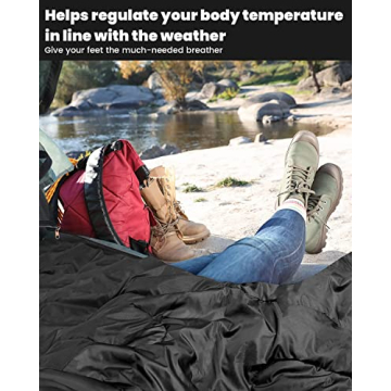 Sportneer 3-4 Season Sleeping Bag for Adults - Waterproof & Lightweight