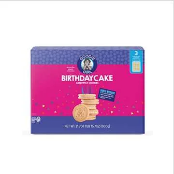 Goodie Girl Gluten Free Birthday Cake Cookies - 72 Pack