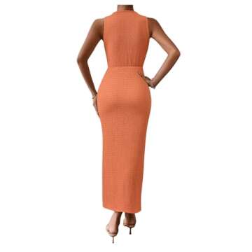 SOLY HUX Cut Out Twist Front Dress - Summer Stylish Maxi