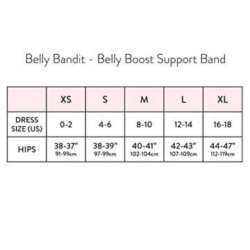 Belly Bandit Belly Boost Pregnancy Support Band - Comfortable & Discreet Grow-with-You Pregnancy Bel...