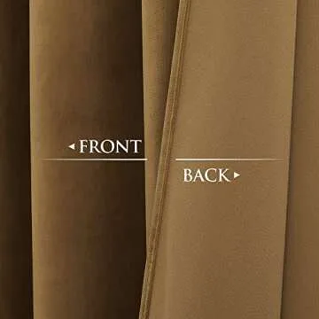StangH Velvet Curtains 84" Long - Light Blocking & Stylish