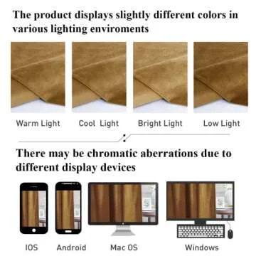 StangH Velvet Curtains 84" Long - Light Blocking & Stylish