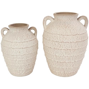 Deco 79 Stylish Ceramic Vases Set for Home Decoration
