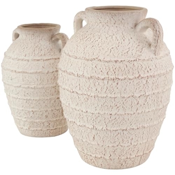 Deco 79 Stylish Ceramic Vases Set for Home Decoration