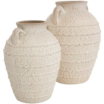 Deco 79 Stylish Ceramic Vases Set for Home Decoration