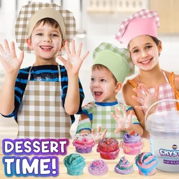 Massive Crystal Clear Slime Bucket for Unlimited Fun