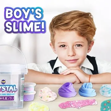 Massive Crystal Clear Slime Bucket for Unlimited Fun