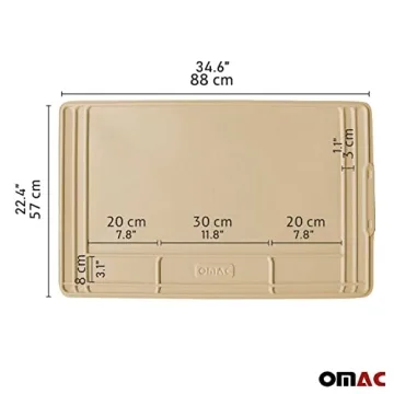 OMAC Under The Sink Mat - Waterproof Cabinet Protector