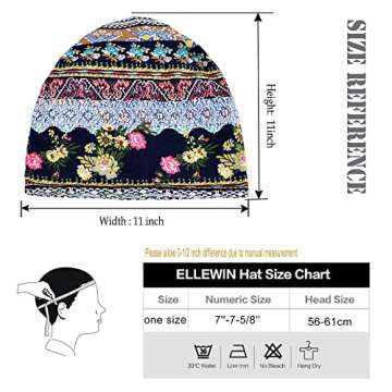 ELLEWIN Slouchy Beanie - Stylish and Comfortable Headwear