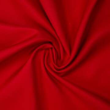 Gee Di Moda Rectangle Tablecloth - 60 x 102 Inch Red Table Cloth for 6 Foot Rectangle Table - Heavy Duty Washable Fabric - for 6 Ft Buffet Table, Holiday Party, Dinner, Wedding & Baby Shower