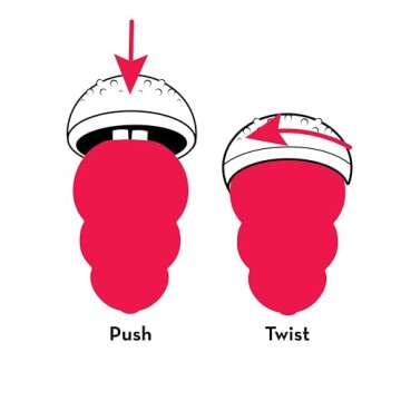 KONG Classic Stuffable Dog Toy & KONG Marathon Peanut-Butter-Flavored Treats (2 Pack) - Fetch & Chew Toy for Dogs - With Dog Toy Filler Treat - For Hours of Fun & Enrichment - For Medium Dogs