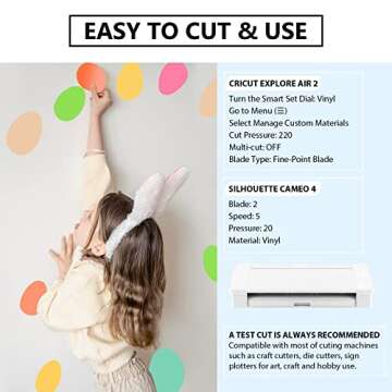 TECKWRAP Glow in Dark Matte Adhesive Vinyl Bundle 12" x 36"/Rolls for DIY Craft, Arts (Neon Pink,Mint,Orange,Green,Yellow,Peach)