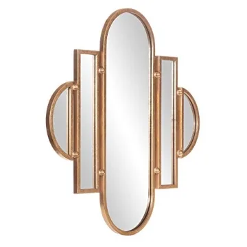 Elegant Patton Wall Decor Antique Gold Vanity Mirror