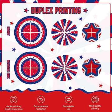 3 Tier Red White and Blue Star Cupcake Stand and Toppers for 24 Cupcakes American Flag Patriotic Cupcake Holder Tower for 4th of July Decorations Independence Day Freedom Decoration Party Supplies