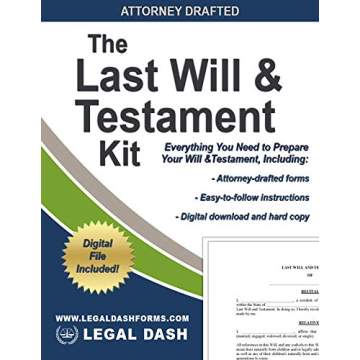 Affordable Legal Dash Last Will and Testament Kit for Everyone