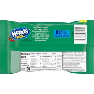 Holiday Nerds Gummy Clusters Share Pouch 3 oz