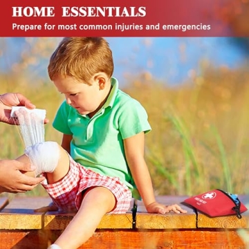 Atickyaid Mini First Aid Kit for Travel and Outdoor Safety