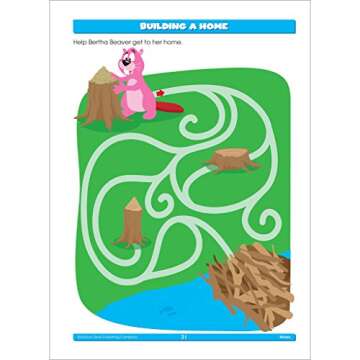 School Zone Mazes Workbook: Activity Zone® Series, Preschool, Kindergarten, Maze Puzzles, Follow Paths, Attention, Problem-Solving, and More