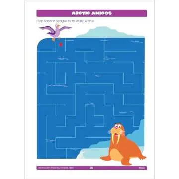 School Zone Mazes Workbook: Activity Zone® Series, Preschool, Kindergarten, Maze Puzzles, Follow Paths, Attention, Problem-Solving, and More