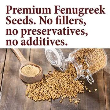 The Spice Way Fenugreek Seeds - Whole (8 oz) great for Indian curry seasoning