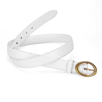 CHAOREN Women's Leather Casual Belt for Jeans & Dress