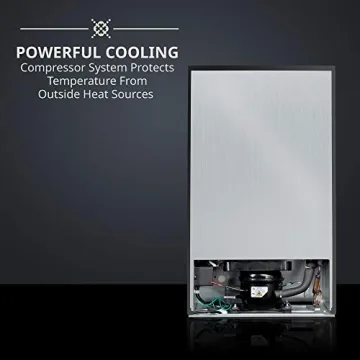 Ivation Wine Cooler with Dual Zone Temperature Control