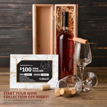 Ivation Wine Cooler with Dual Zone Temperature Control