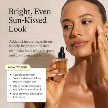 Sun Blush Glowing Self Tanning Drops for Natural Glow