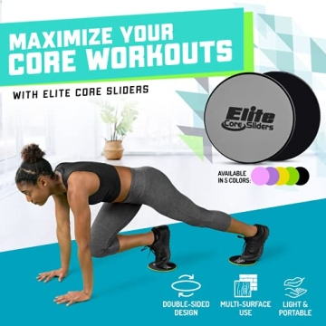 Elite Sportz Exercise Sliders for Low Impact Workouts