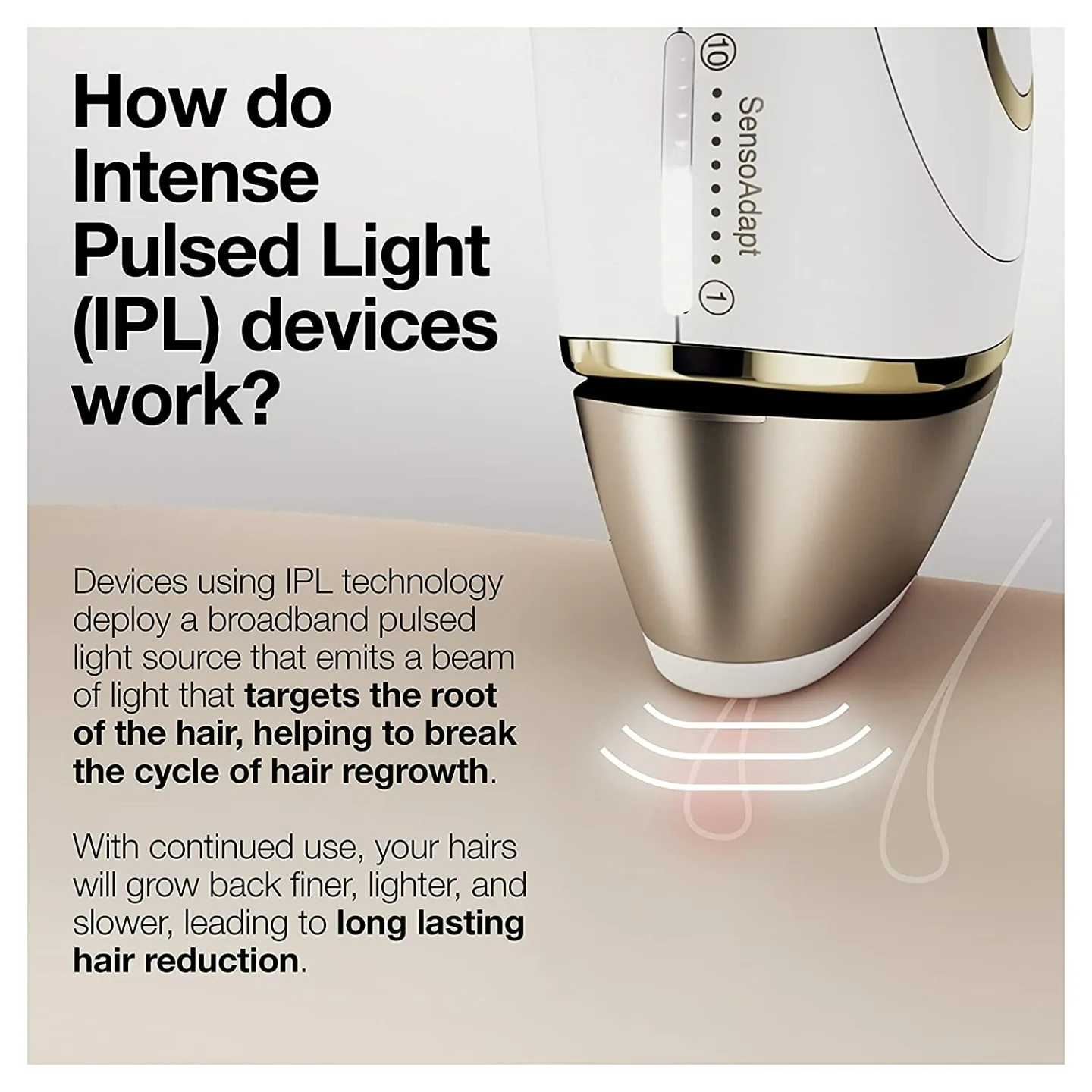 Braun IPL Hair Removal System for Body & Face