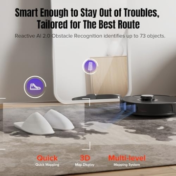 Roborock S8 MaxV Ultra Vacuum & Sonic Mop for Effortless Cleaning