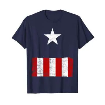 Marvel Captain America Halloween Costume T-Shirt for All Ages