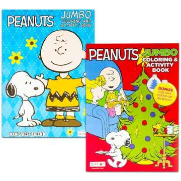 Peanuts Coloring and Activity Book Set - Fun Bundle for Kids