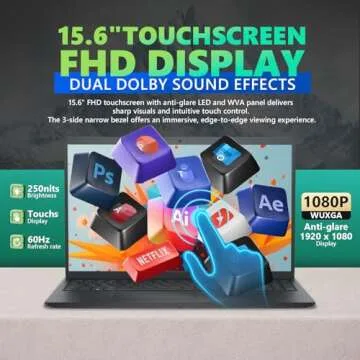 Dell Inspiron 15 Touchscreen Business Laptop with MS Office