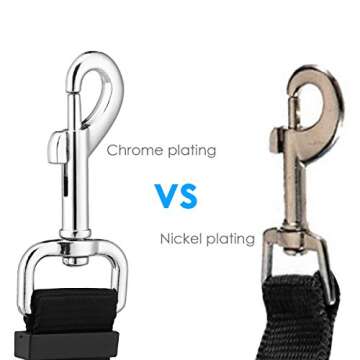 URPOWER Dog Seat Belt 2 Pack Safety Dog Car Seat Belt Strap Car Headrest Restraint Adjustable Vehicle Seatbelts Durable Nylon Car Harness for Dogs, Cats and Pets