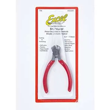 Soft Grip End Cutting Pliers, 4 Inch Carbon Steel Designed for Accurate Cutting
