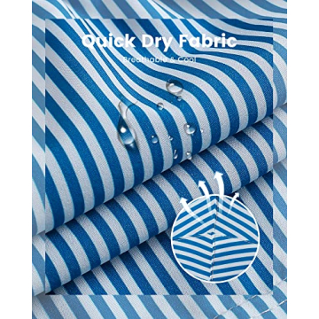 maamgic Mens Swim Trunks with Quick Dry Compression Liner