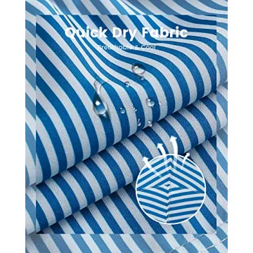 maamgic Mens Swim Trunks with Quick Dry Compression Liner