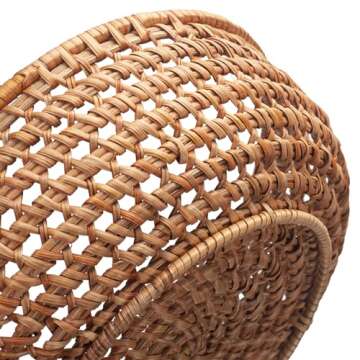 YANGQIHOME Rattan Bread Baskets Set for Kitchen