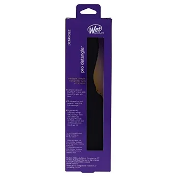 Wet Brush Pro Detangler in Black for Effortless Hair Care