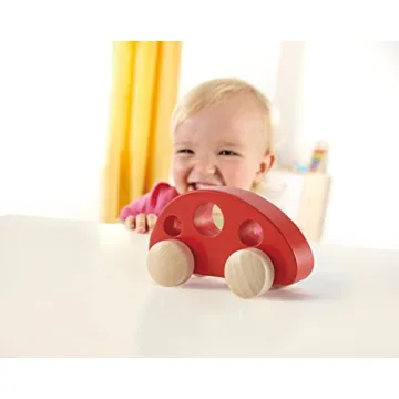 Hape Wooden Mini Van for Toddlers | Safe & Fun